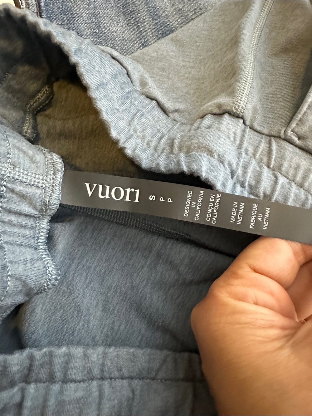 Women’s Blue Drawstring Jogger Pants - Picture 7 of 9
